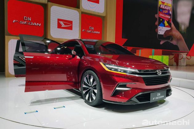 daihatsu dn f-sedan concept 4门轿跑印尼车展帅气登场!
