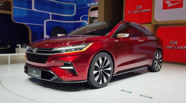 daihatsu dn f-sedan concept 4门轿跑印尼车展帅气登场!