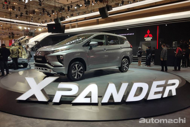 Mitsubishi Xpander 印尼车展正式亮相，实车照抢先看！