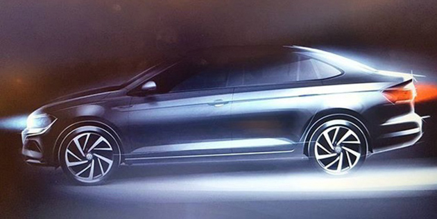 Volkswagen Virtus 发布预览图，2018年1月推出！