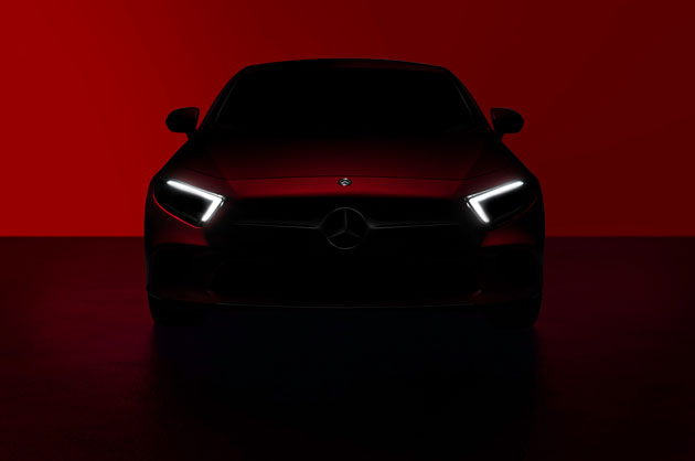 Mercedes-Benz CLS 2018 预告释出，新一代美形轿跑来了！