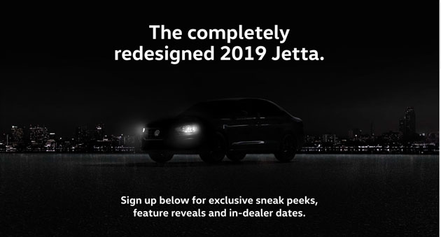 Volkswagen Jetta 2018  预告释出！1月底特律见！