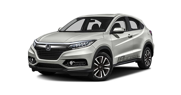 Honda HR-V 2018 构想图，新一代家族脸！