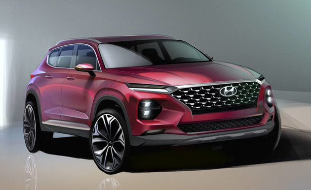 新一代 Hyundai Santa Fe 构图释出，2月正式发表！