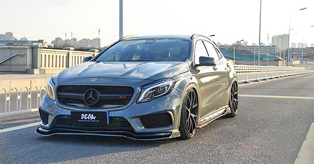 Mercedes-Benz GLA 也能低趴，而且还很帅！