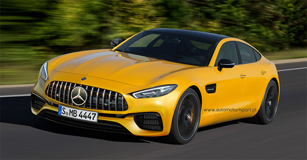 ﻿最新四门旗舰房跑， Mercedes-AMG GT Coupe 三月登场！