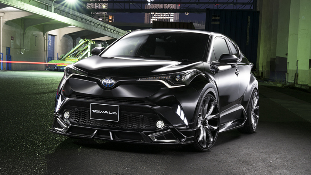 Toyota C-HR WALD 空力套件登场，神秘的黑武士！