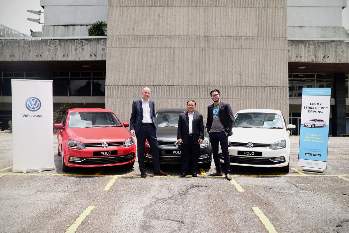 Volkswagen 宣布加入 SOCAR 共享汽车！