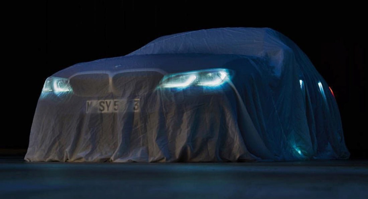 车展前夕曝光， BMW 3 Series G20 隔着薄纱现身！
