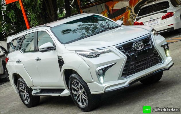 Toyota Fortuner 仿 Lexus 套件霸气登场！ - automachi.com