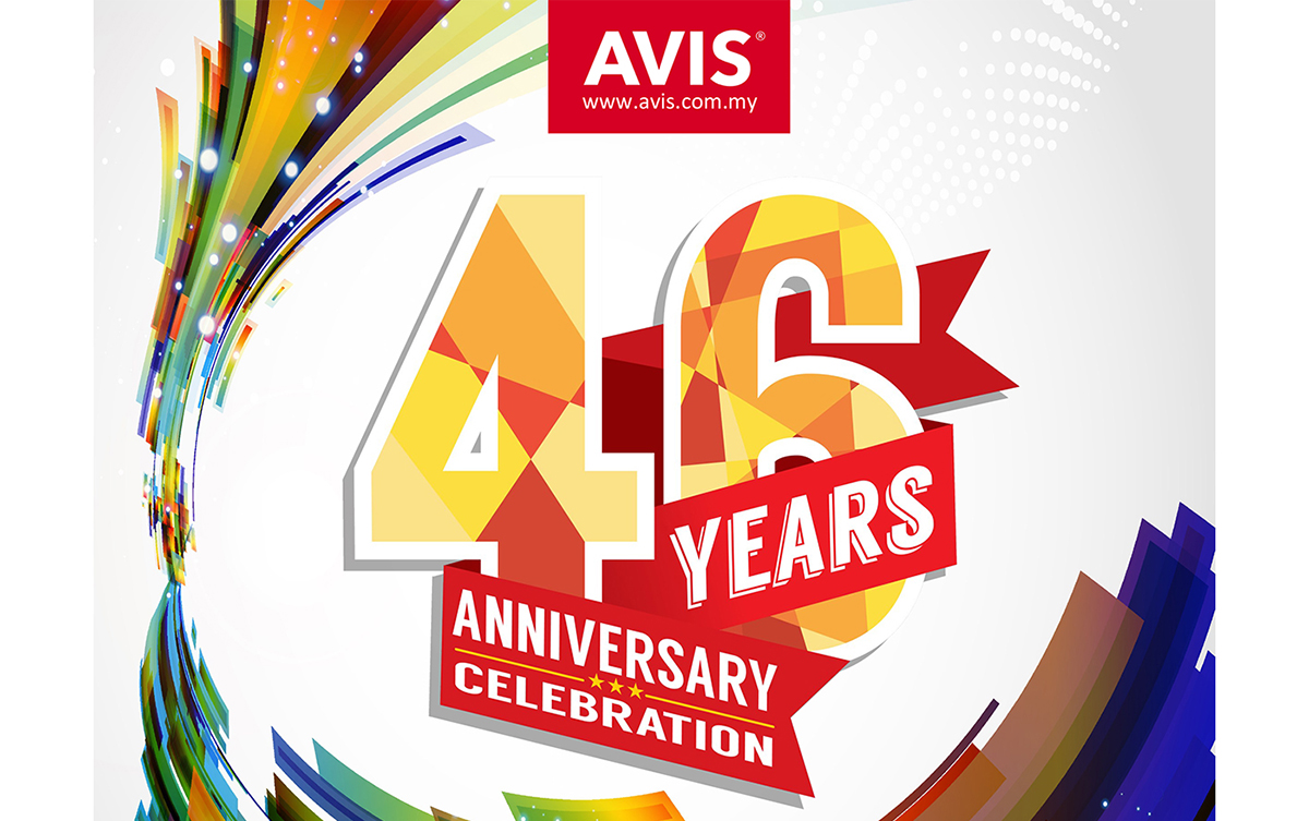 欢庆成立46周年， Avis Malaysia 提供 46% 折扣及周年大赛！