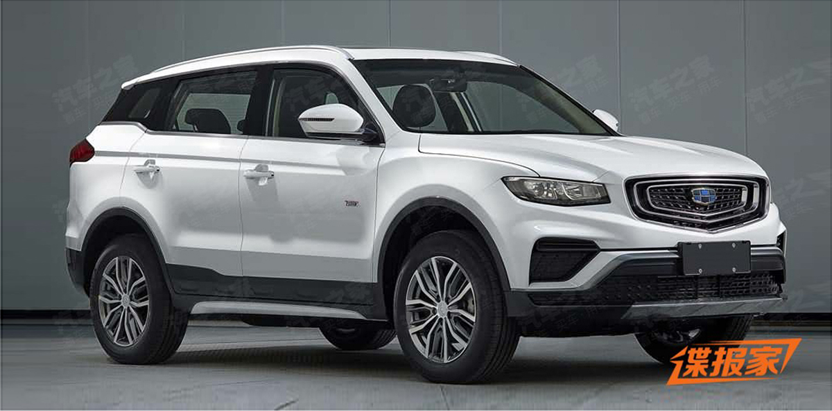 好魁梧的车头！小改款 Geely Boyue 真面目曝光！