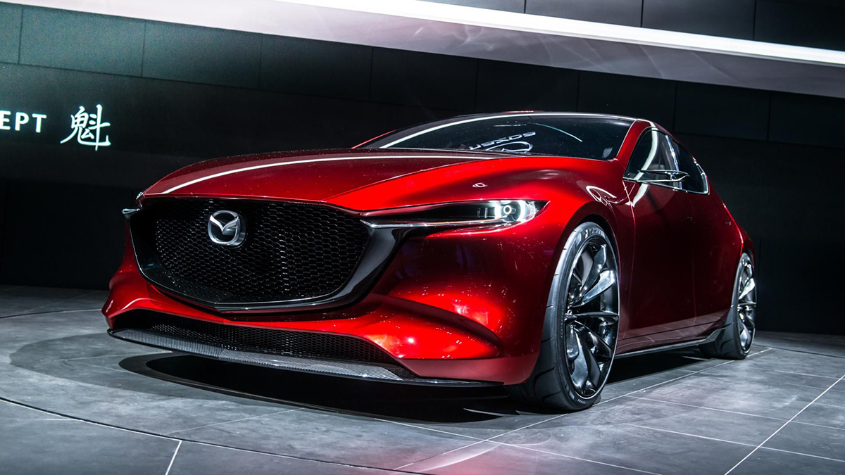 发表前夕实车现身！ 2019 Mazda3 内装首次曝光！