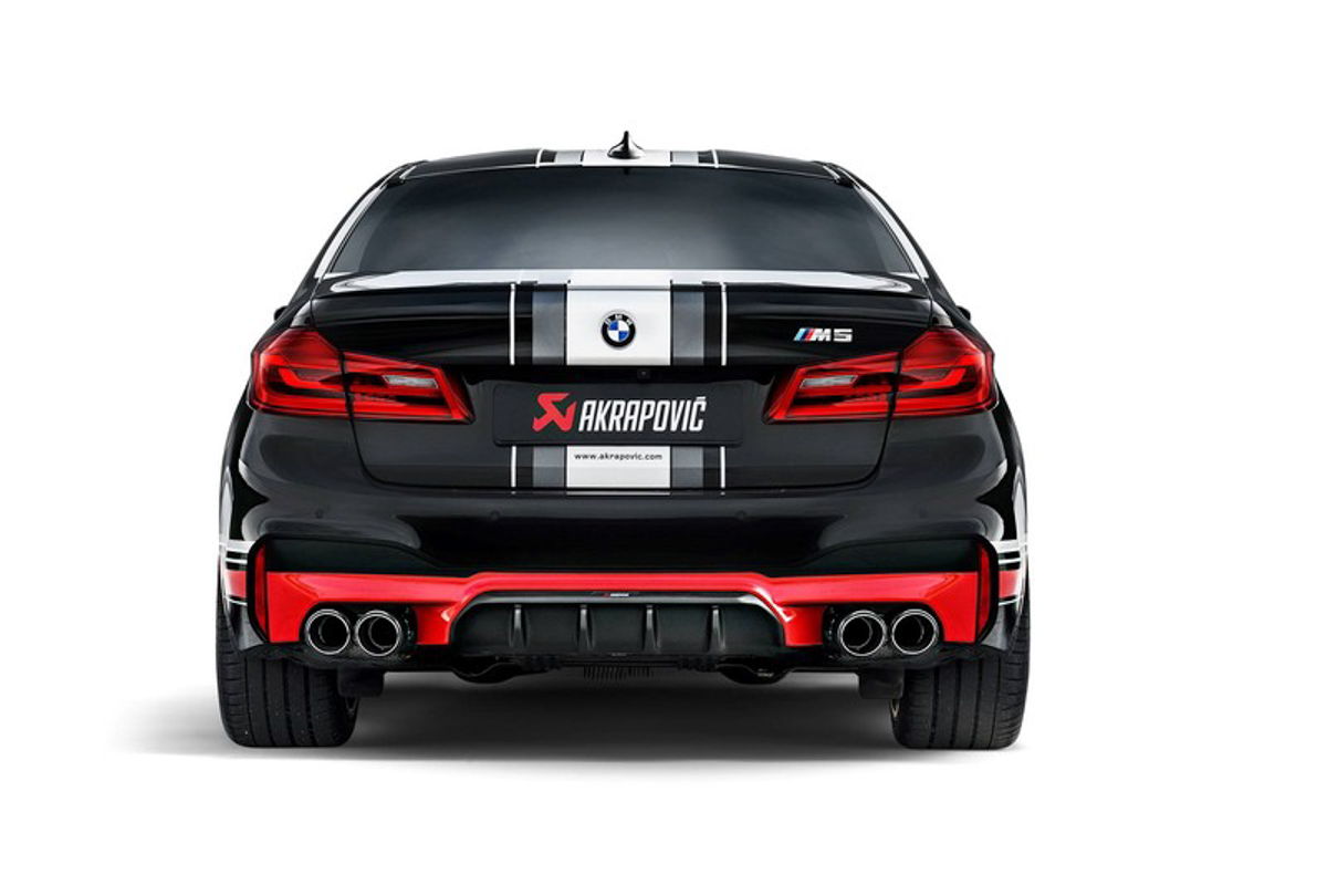 暴力毒蝎！Akrapovic 推出 BMW M5 F90 专属钛合金排气管！
