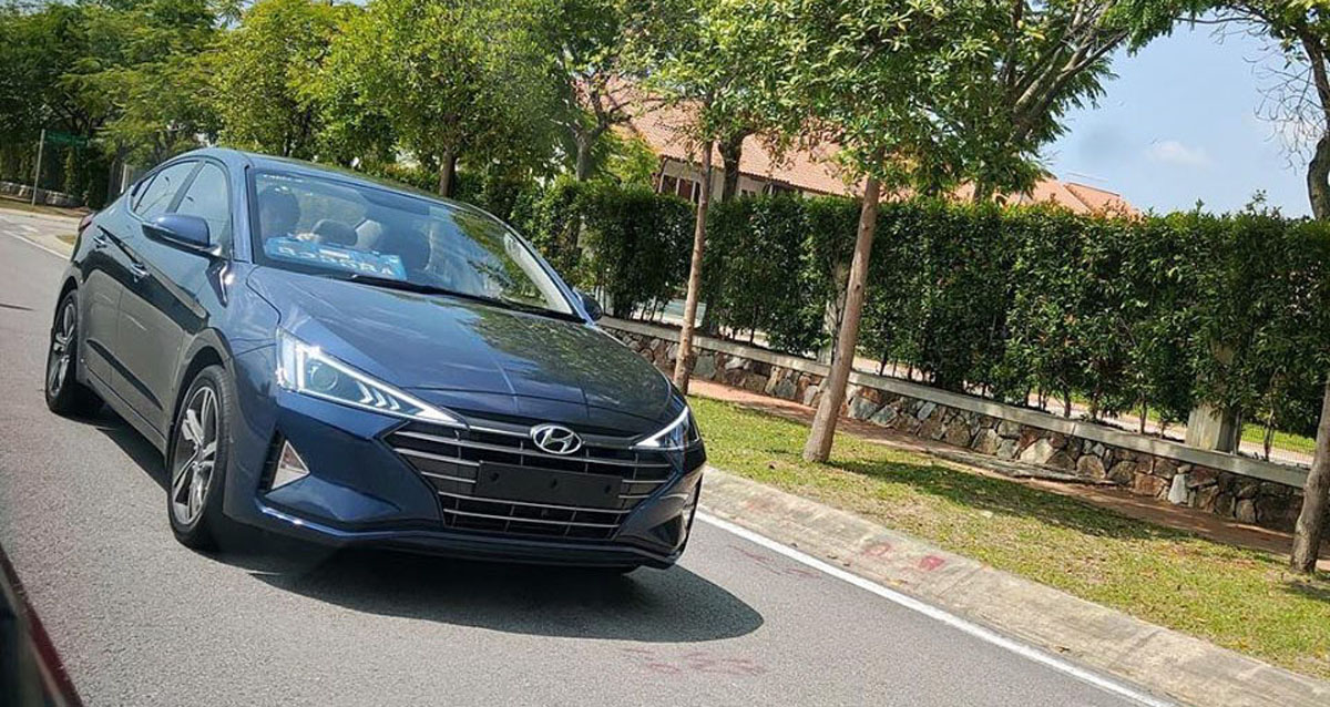 2019 Hyundai Elantra AD 实车现身我国，最快第二季上市