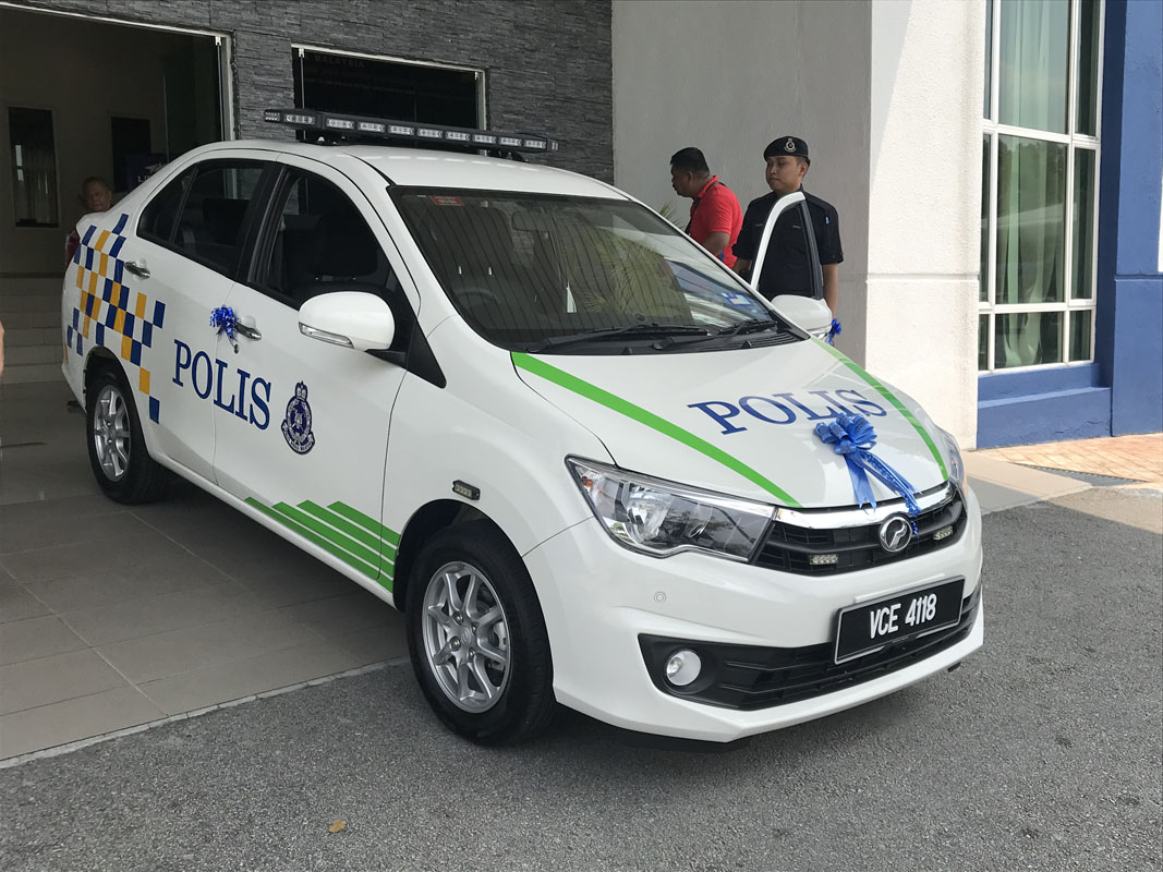 Perodua 提供，三台 Perodua Bezza 将入列成为 IPK Selangor 巡逻车！