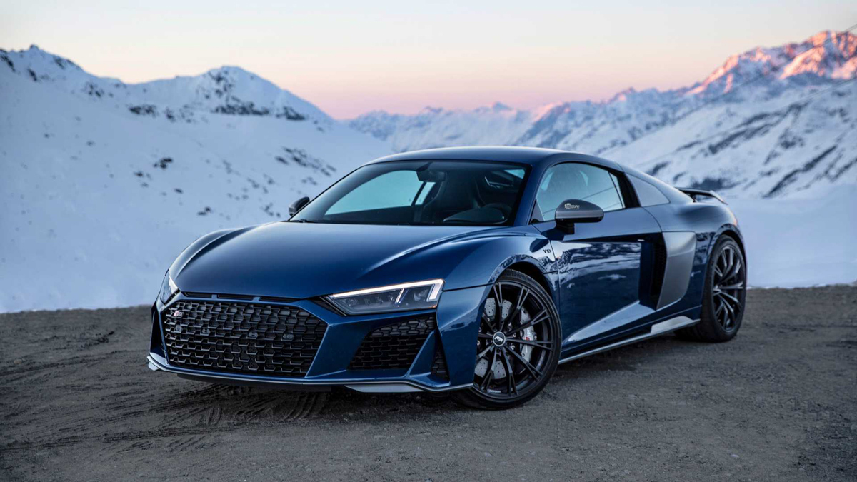 雪山美车！ Audi R8 V10 Performance 美绝阿尔卑斯山！