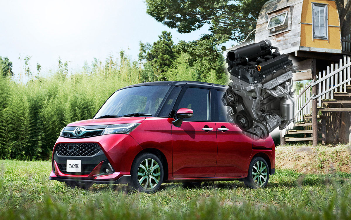 Toyota 1KR-VET ，超省油的小排气涡轮引擎