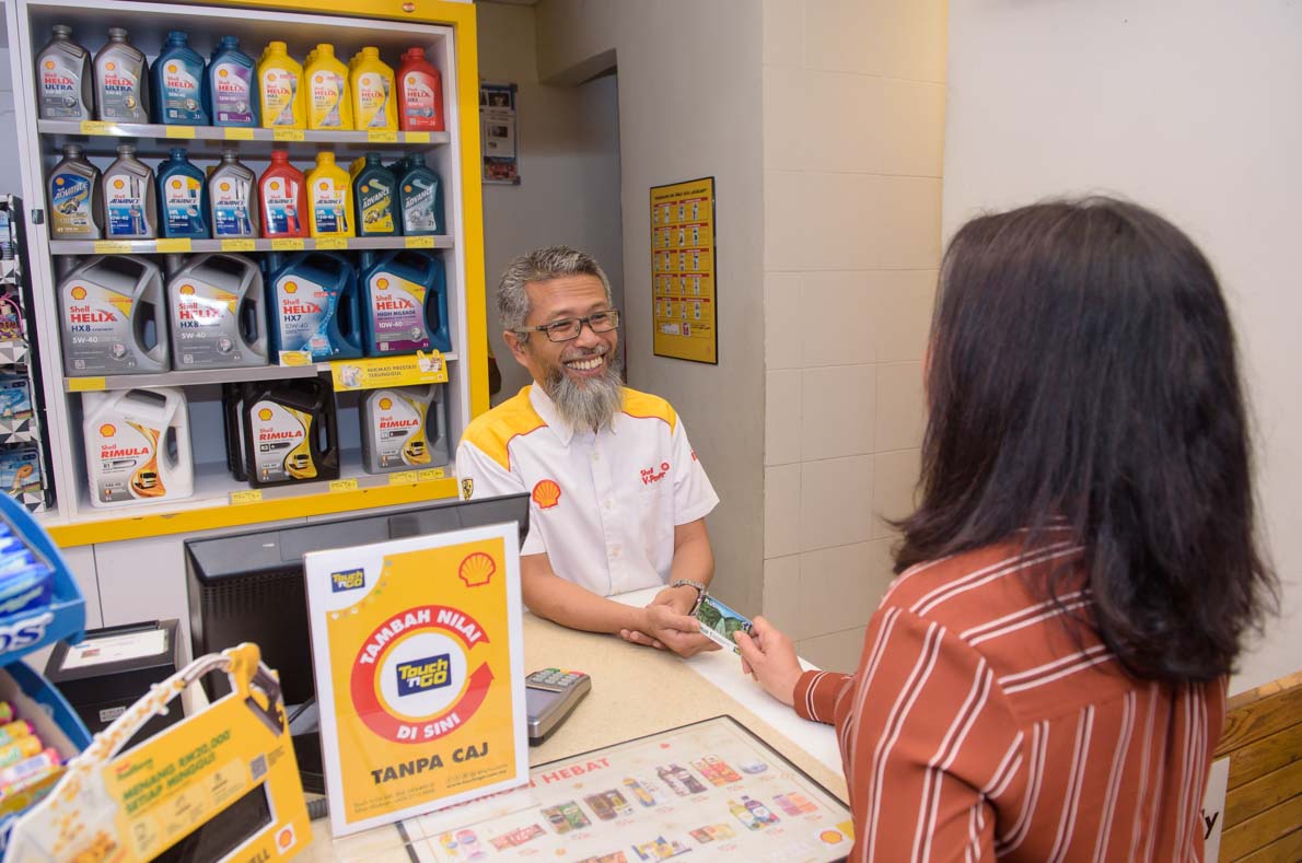 Shell 不再向消费者收取 RM0.50  TNG 的充值费用