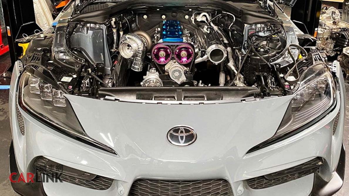 Toyota Supra A90 换上2JZ-GTE 经典引擎，最大马力3000Hp