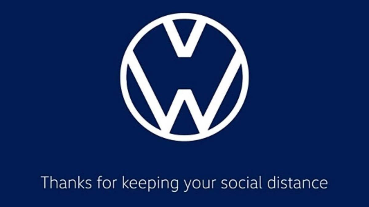 Audi 以及 Volkswagen 推出新徽章，呼吁大家保持社交距离