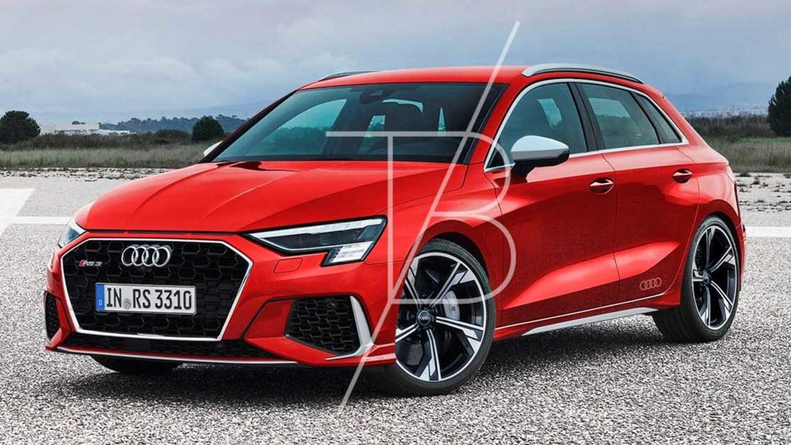 Audi RS3 现身测试，最大马力或将达到450Hp