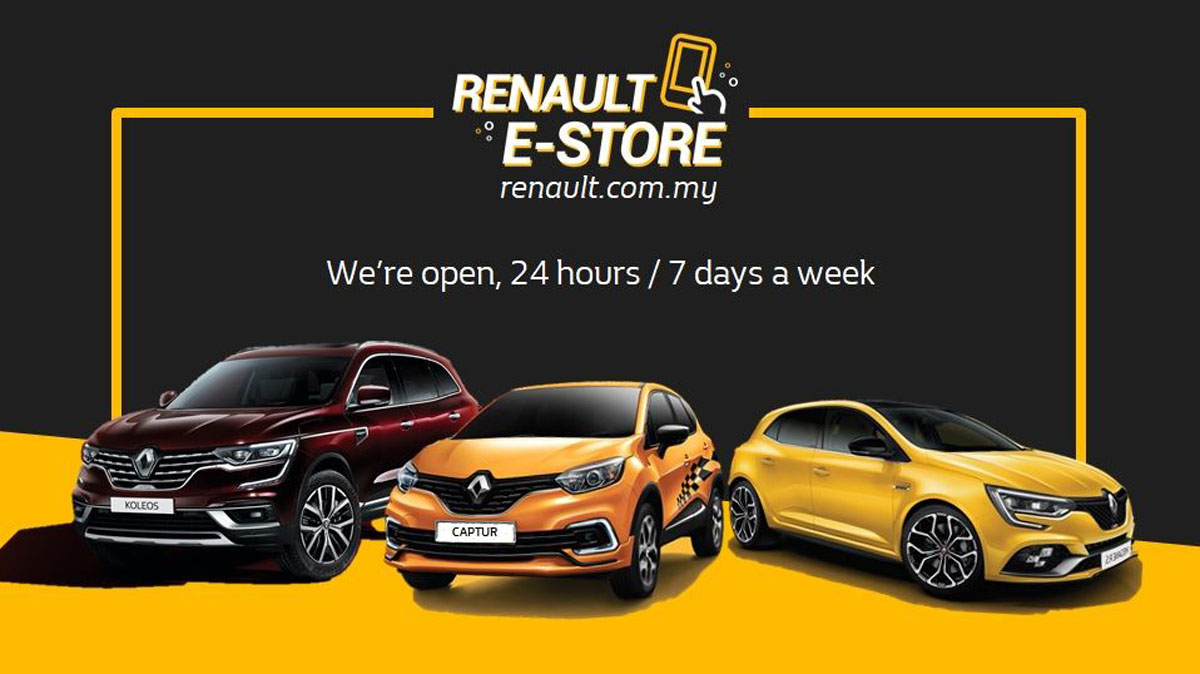 Renault 宣布签订及网路商店最新项目，持续引领马来西亚的汽车业转型数位化