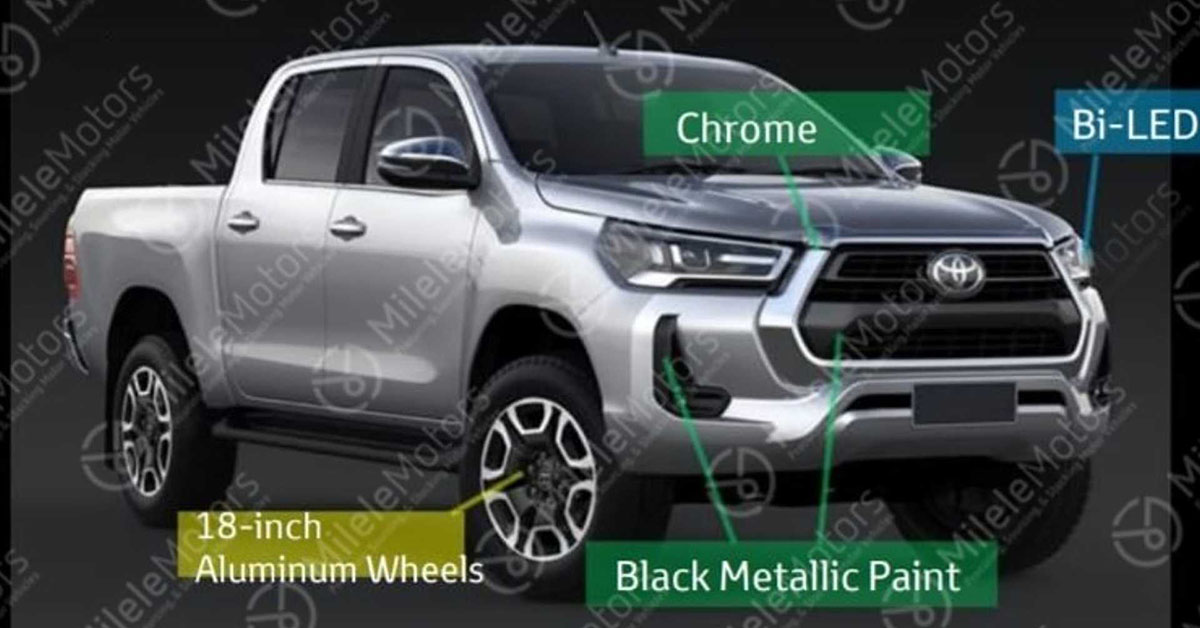Toyota Hilux 小改款疑似现身，或新增全新V6柴油引擎性能版