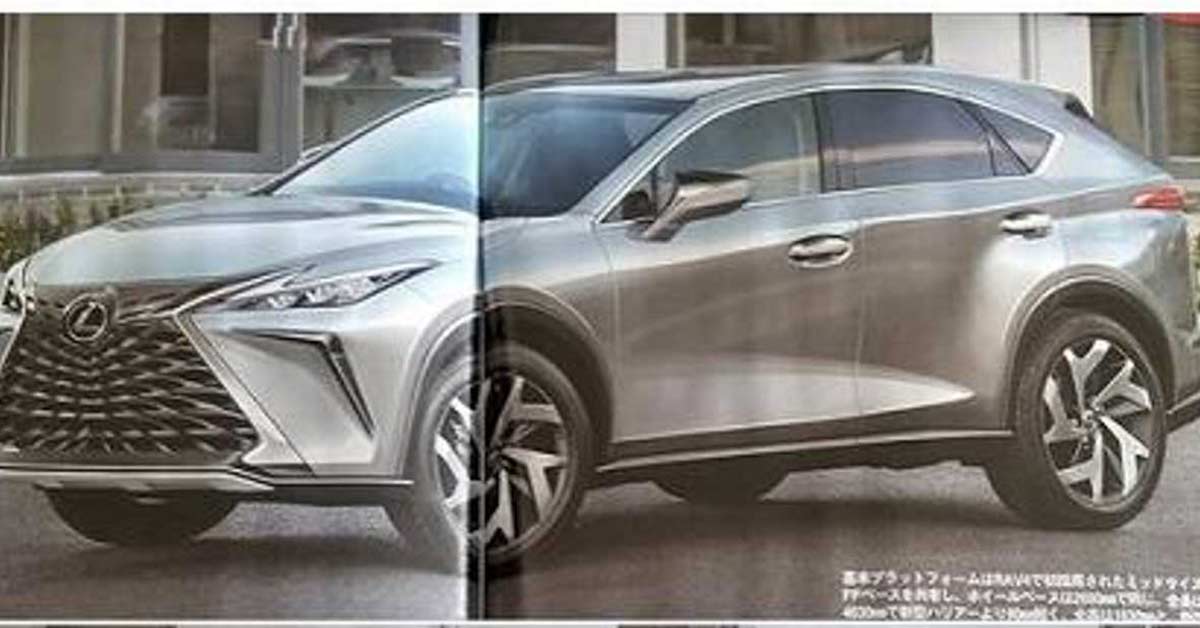 新一代 Lexus NX 长这样？将采用 TNGA 底盘打造，搭载 PHEV 混动引擎！