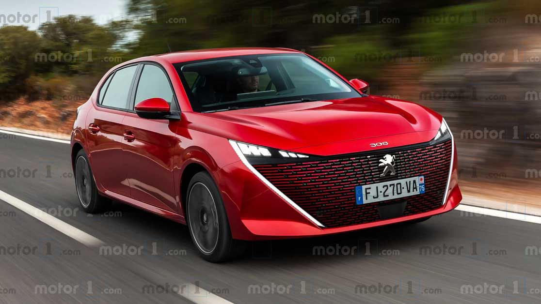 新一代 Peugeot 308 假想图曝光，或将导入 PHEV 混动技术，马力直逼300Hp