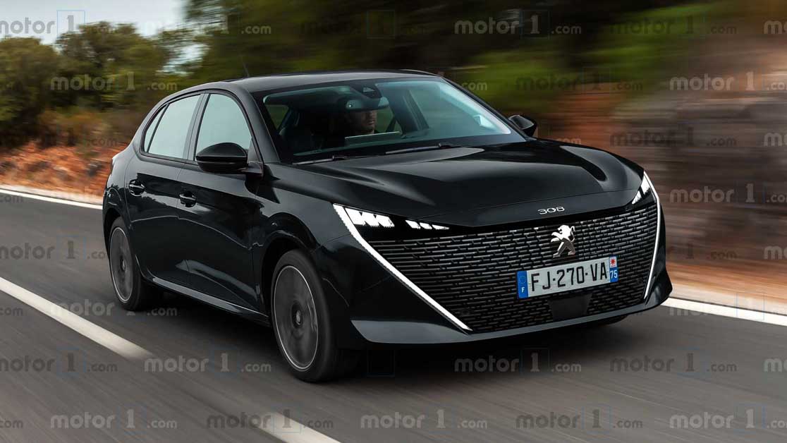 新一代 Peugeot 308 假想图曝光，或将导入 PHEV 混动技术，马力直逼300Hp