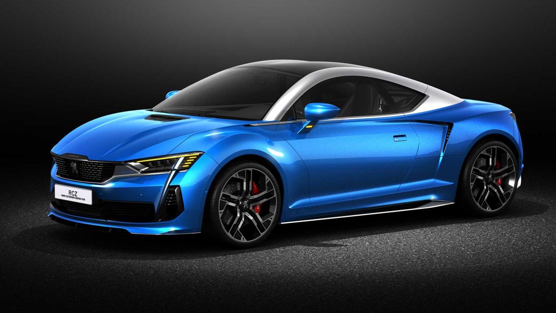 2020 Peugeot RCZ 假想图曝光，搭载1.6L 涡轮增压引擎，马力预计300Hp！