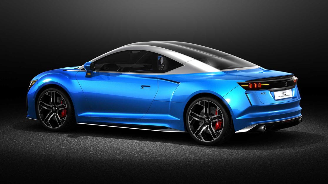 2020 Peugeot RCZ 假想图曝光，搭载1.6L 涡轮增压引擎，马力预计300Hp！
