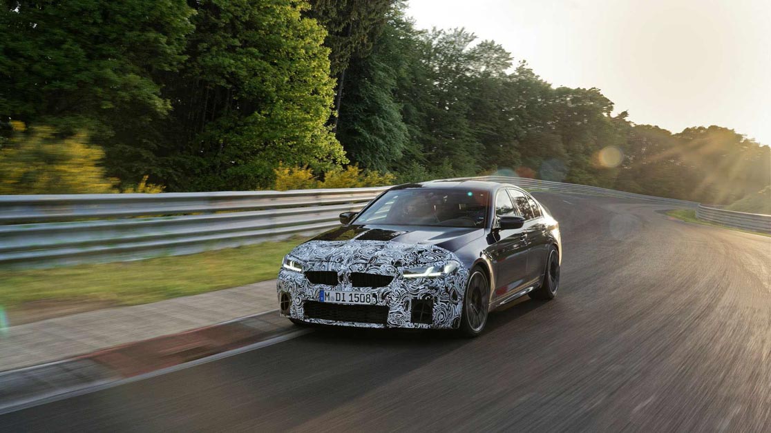 2021 BMW M5 发布在即,最大马力600Hp,拥有 xDrive 四驱系统