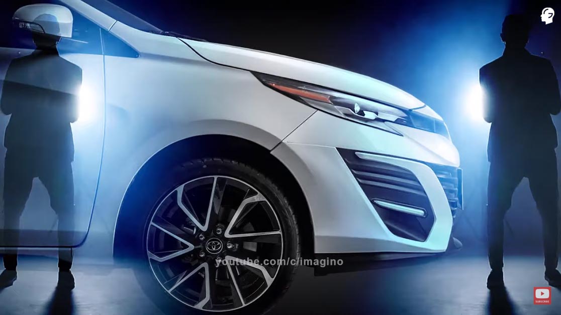 2021 Toyota Vios 假想图曝光,外形运动气息十足,备有全液晶仪表盘?