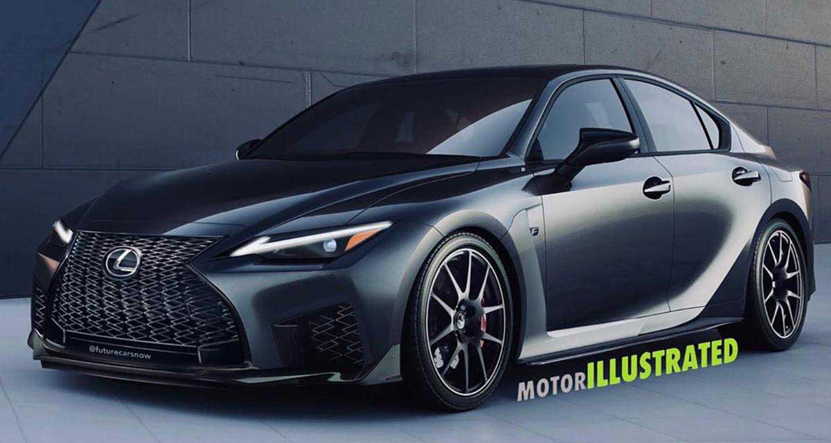 2021 Lexus IS-F 渲染图，外观超帅气！