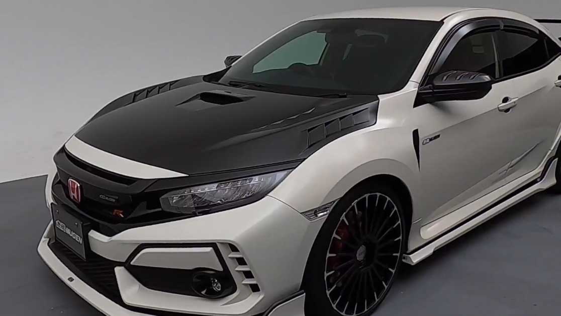 Honda Civic Type R FK8 Mugen 套件再升级，碳纤维就是帅！