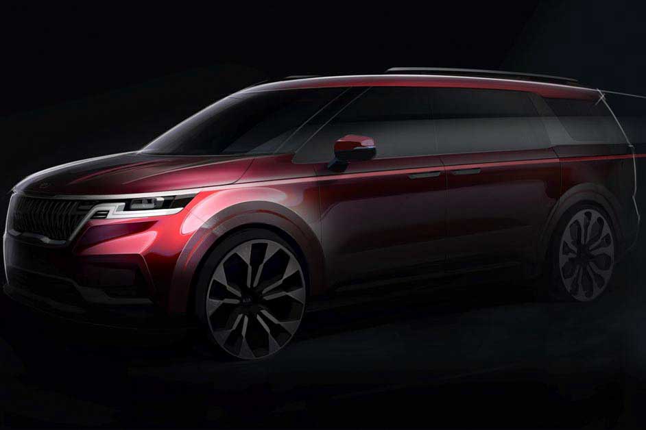 2021 Kia Carnival 官图释出，或将搭载2.5L 涡轮引擎，拥有277Hp/421Nm