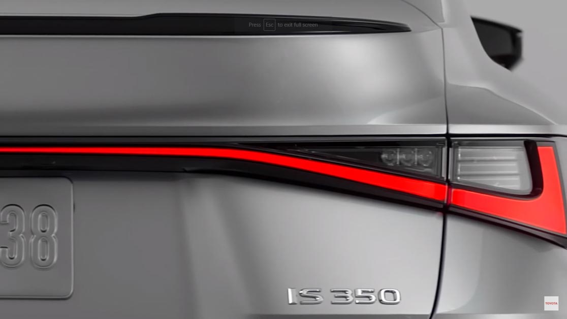 2021 Lexus IS 确定将在6月15日正式发布，性能与豪华更上一层楼