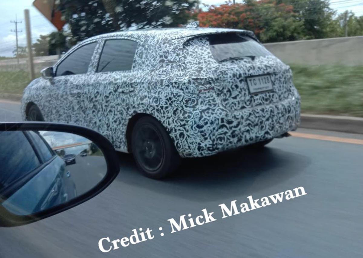 Honda City Hatchback 现身泰国测试！