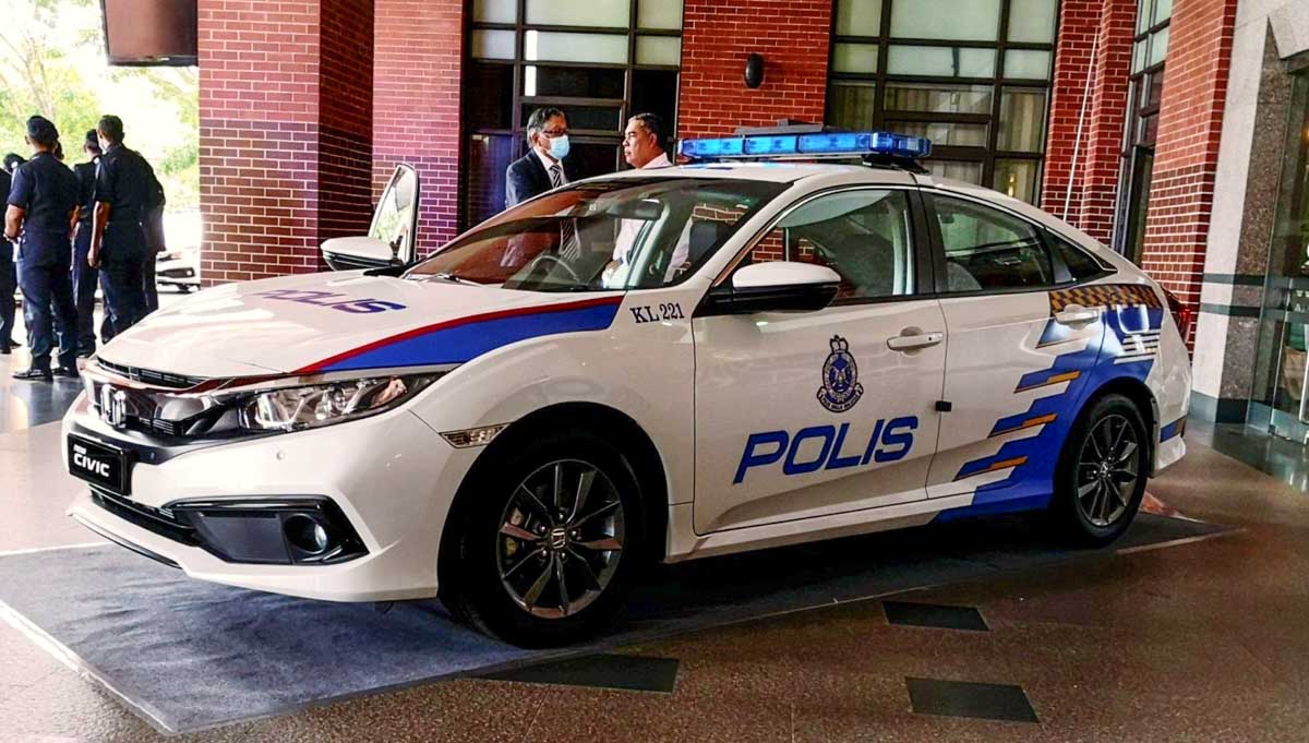 Honda Civic 1.8S 成为我国警队最新巡逻车！