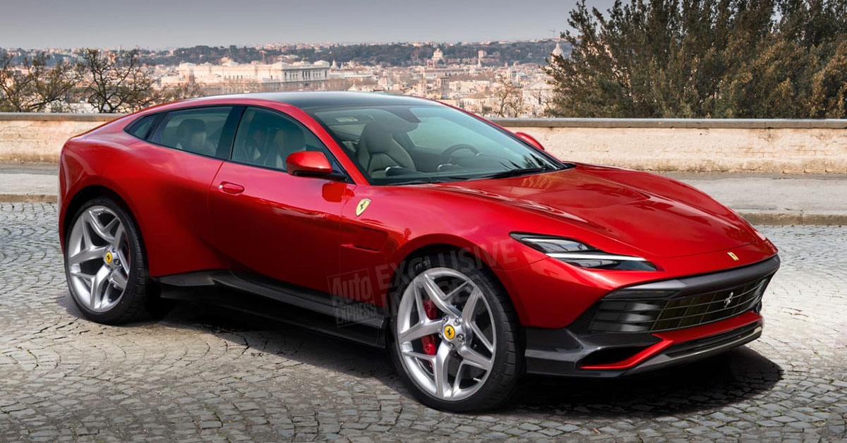 2021 Ferrari Purosangue SUV 细节曝光，将搭载双涡轮增压引擎