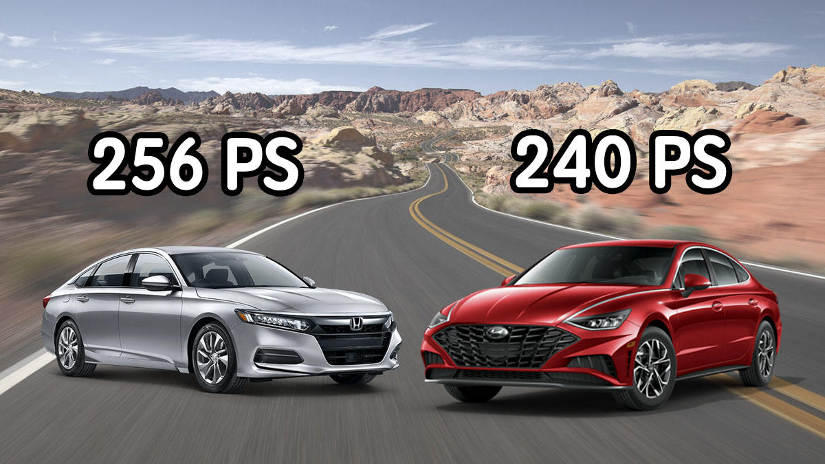 Honda Accord VS Hyundai Sonata ，2.0L涡轮D-Segment对比