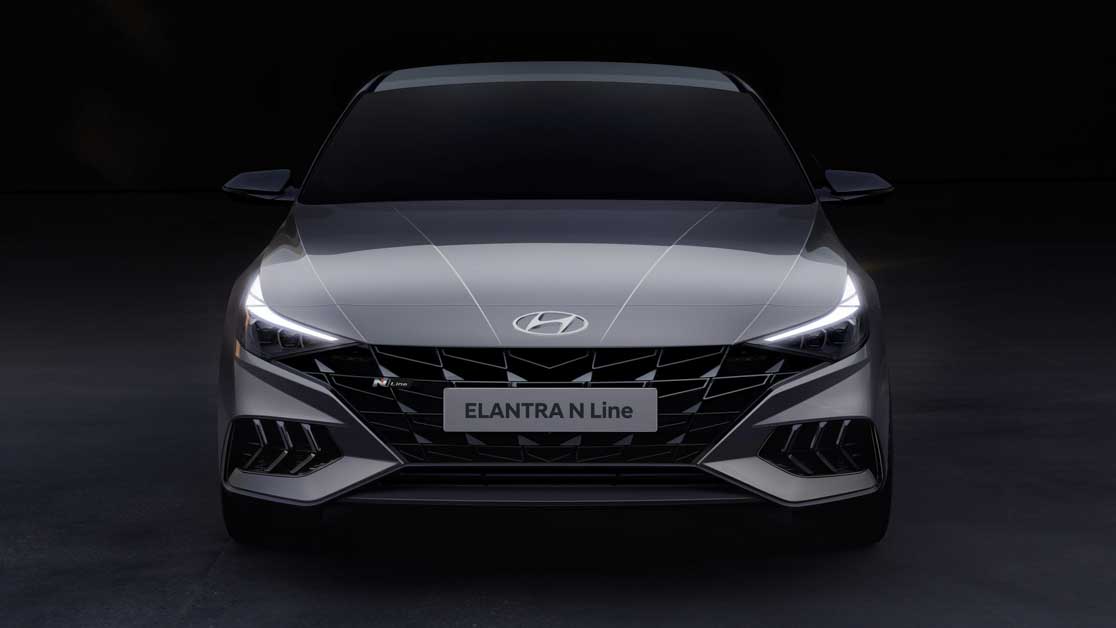 2021 Hyundai Elantra N Line 官图释出，或搭载1.6L 涡轮增压引擎