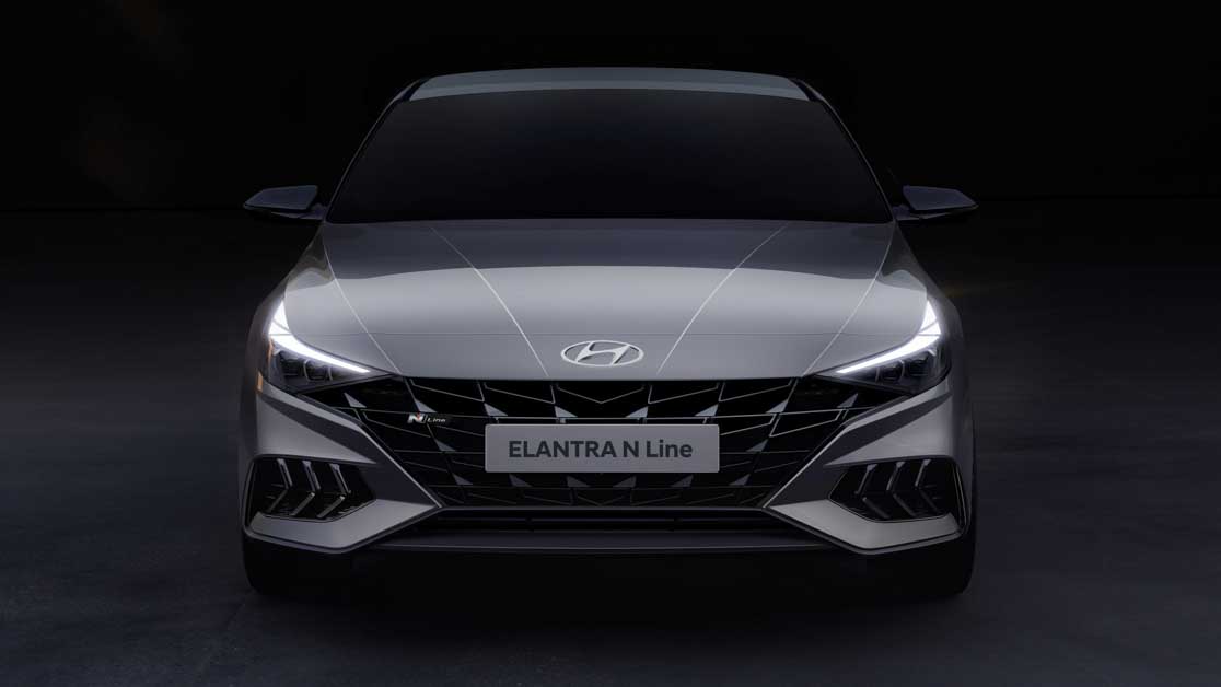 2021 Hyundai Elantra N Line 官图释出,或搭载1.6L 涡轮增压引擎