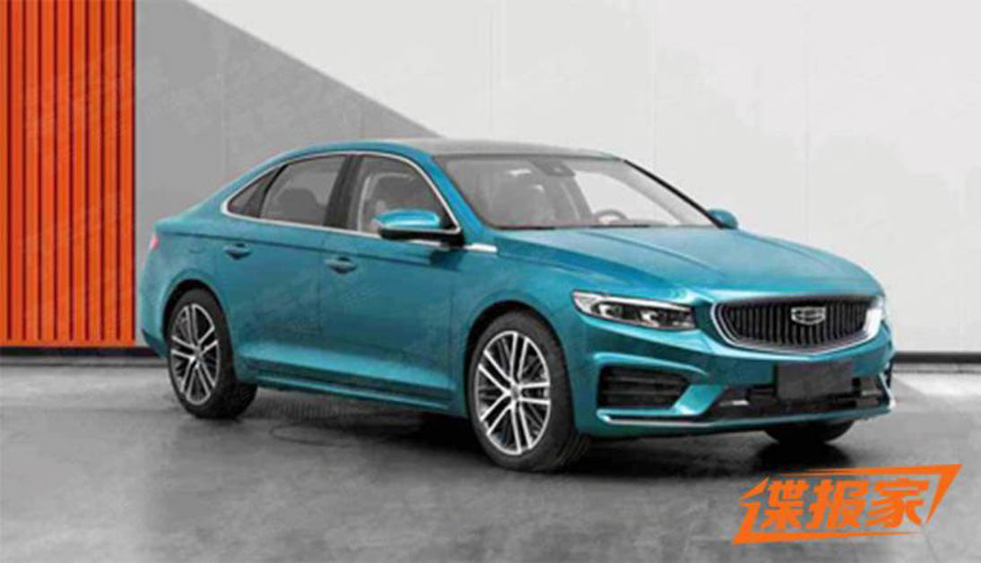 吉利全新轿车 PreFace 预告图释出，搭载2.0L 涡轮增压引擎