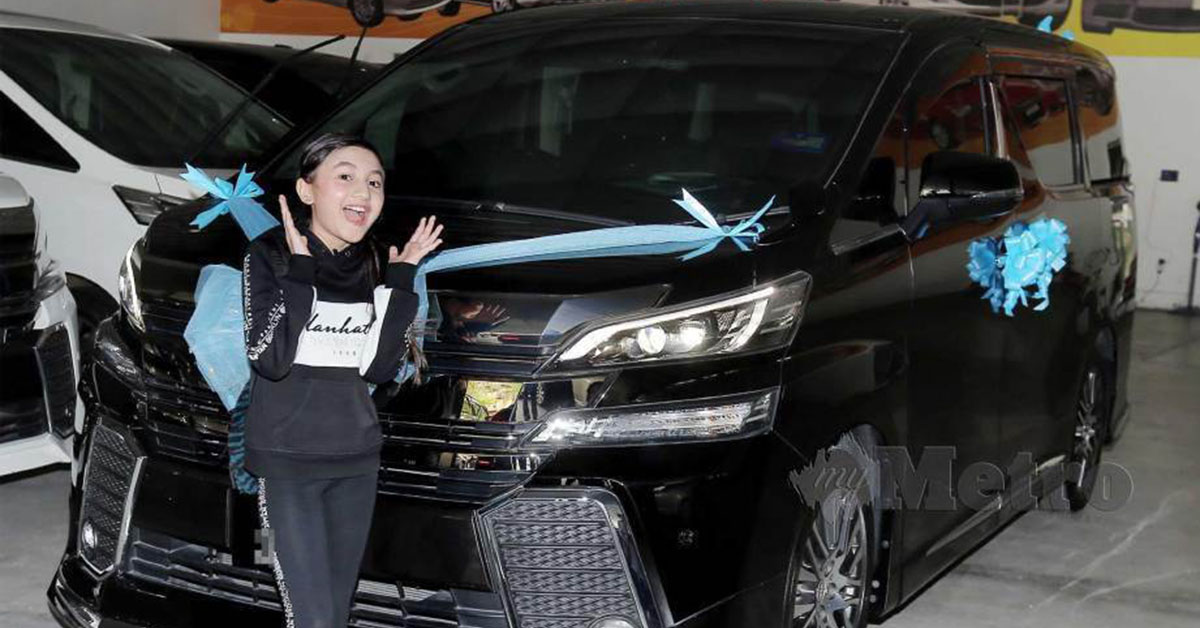 我国12岁 Youtuber 购买 Toyota Vellfire