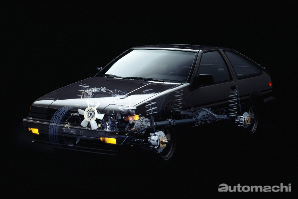 Toyota AE86 ，它会的不止是漂移！