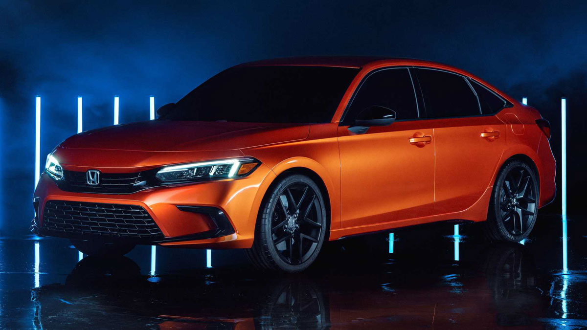 2022 Honda Civic 原型车正式登场，全新的造型设计超炫酷！