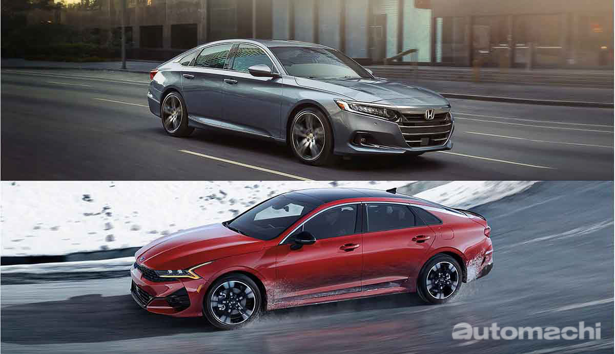 Honda Accord 和 Kia K5 的对决，谁比较快？